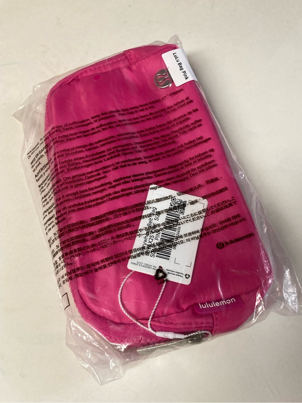 Lululemon Hot Pink Belt Bag